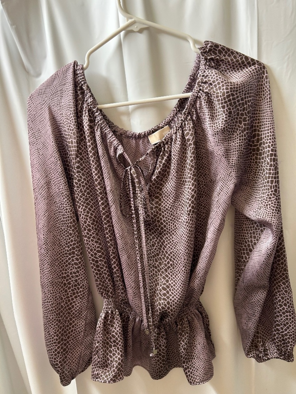 Michael Kors Animal Print Blouse